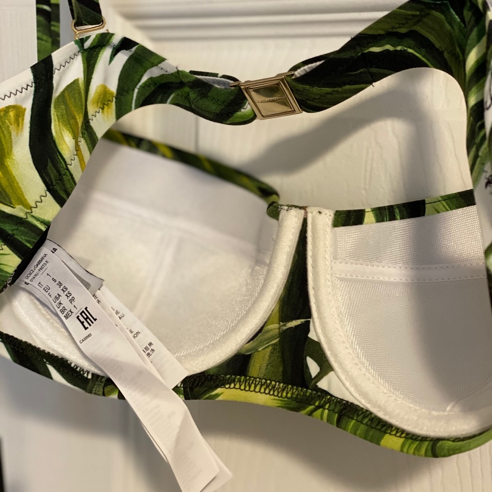 DOLCE & GABBANA Beachwear Printed bikini top (1) - Picture 6 of 8